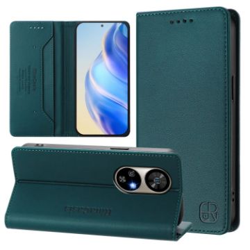 Ulefone Note 17 Pro RC01 Dark Green RFID Leather Phone Case - 1