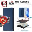 Ulefone Note 18 Ultra 5G RFID Leather Case, Magnetic Dark Blue - 5