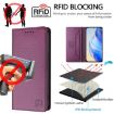 Ulefone Note 18 Ultra 5G Violet RFID Leather Phone Case RC01 - 5