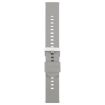 20mm Grey Silicone Watch Band with Steel Buckle - 2