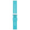 Lake Blue 20mm Silicone Watch Band with Steel Buckle - 2