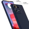 Motorola Edge 50 Pro Navy Blue Shockproof Magsafe Silicone Case - 6