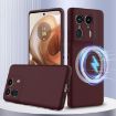 Motorola Edge 50 Ultra Plum Shockproof Magsafe Silicone Case - 1