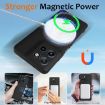 Moto G Power 2025 Black Shockproof Silicone Magsafe Case - 3