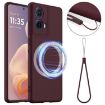 Moto G24 4G Shockproof Plum Silicone Magsafe Phone Case - 1