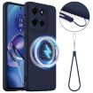 Moto G Stylus 5G 2025 Shockproof Magsafe Case - Navy Blue - 1