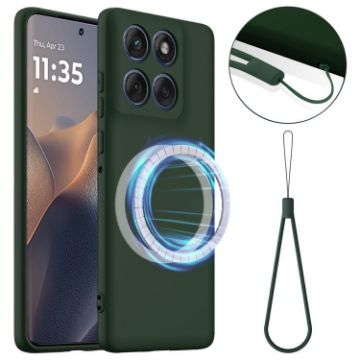 Motorola Edge 60 Series Shockproof Magsafe Case - Dark Green - 1