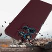 Moto G 2025 5G Shockproof Silicone Magsafe Case - Plum Color - 2