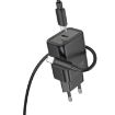 hoco N60 PD20W Type-C Charger Set EU Plug with 1m Cable (Black) - 2