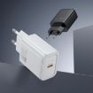 hoco N60 PD20W Charger Set with Type-C to 8 Pin Cable, EU Plug, White - 6