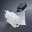 hoco N63 PD30W+QC3.0 Charger Set EU Plug with 1m Type-C to 8 Pin Cable - 6