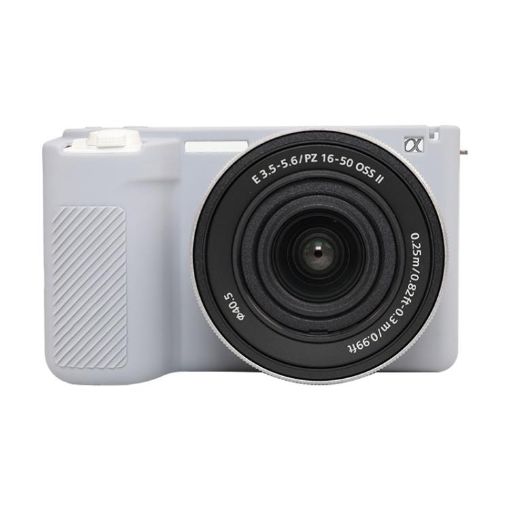 Sony ZV-E10 II/ZV-E10M2 Grey Glossy Soft Silicone Case - 1