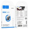 hoco UA36C USB to USB-C Female OTG Transparent Adapter (Black) - 3