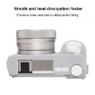 Sony ZV-E10 II Litchi Texture Soft Silicone Case in Grey - 5