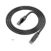 Borofone BUS01 1m Cat6 Gigabit Network Cable (Black) - 5