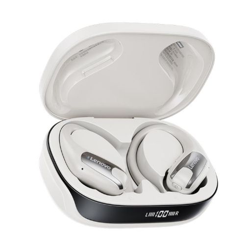 Lenovo EA305 True Wireless Bluetooth Earphones (Rock White) - 1