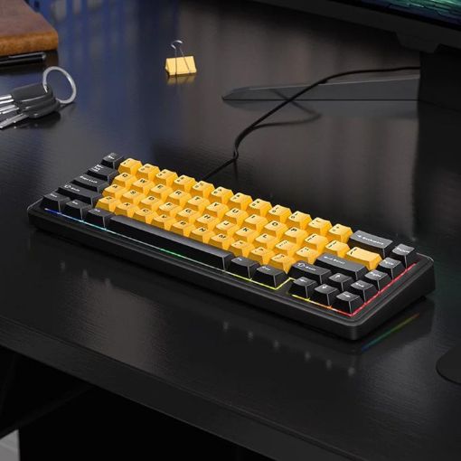 AULA F65 67 Keys RGB Mechanical Keyboard 2.4G/BT/Wired - 1