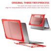 Red Anti-fall TPU + PC Case for 13.8" Microsoft Surface Laptop 7 - 6