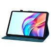 Tecno Megapad 11 Dark Blue Lily Embossed Leather Tablet Case - 4