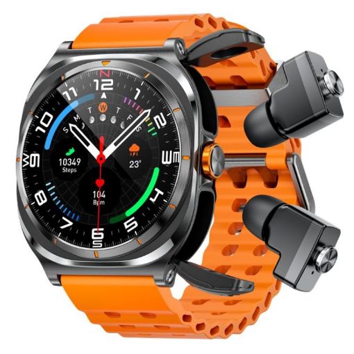 GT98 1.53" IP67 Smartwatch with Bluetooth Headphone & SpO2 Monitor - 1