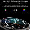GT98 2-in-1 IP67 Smartwatch & Bluetooth Headphone, Silver Orange - 5