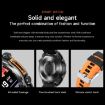 HD300 Smart Watch with 1.43" AMOLED & Blood Oxygen Detection, Orange - 6