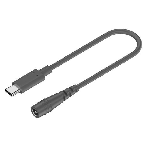 100W Type-C to DC 5.5x2.1mm Charging Adapter, 0.5m Length - 1