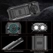 UNIWA M6000 Keypad Phone, 2.4" Dual Flashlights, 4 SIM, EU Plug (Green) - 6