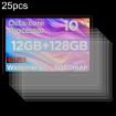 Callsky Tab Ctab 10.1" 25pcs 9H 0.3mm Tempered Glass Film - 1