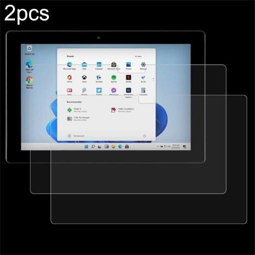 Fusion 5 10.1 2x 9H 0.3mm Explosion-proof Tempered Glass Film - 1
