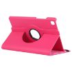 Samsung Galaxy Tab A7 T500 Rose Red 360 Leather Flip Case - 6