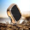 Fitbit Versa 3/Sense Double Row Diamonds Protective Case, Rose Gold - 2