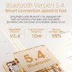 BLD07 Bone Conduction Sleep Speaker - Bluetooth 5.4, White - 6