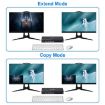 8K 30Hz Dual Monitor KVM Switch, 4 In 2 Out, DP/USB3.0, UK Plug - 5