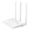 hoco HI30 EU Plug 2.4G WiFi 4 Router with Three Antennas (White) - 2