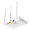 hoco HI30 EU Plug 2.4G WiFi 4 Router with Three Antennas (White) - 3