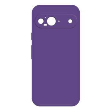 Google Pixel 9 Liquid Silicone Phone Case (Dark Purple) - 1