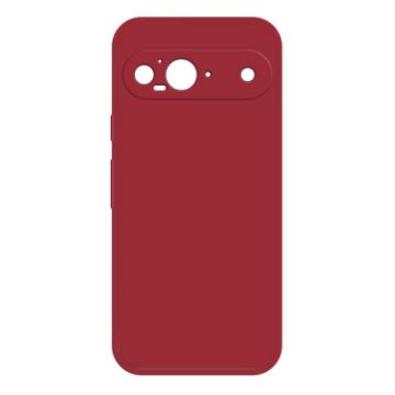 Google Pixel 9 Dark Red Liquid Silicone Phone Case Imitation - 1