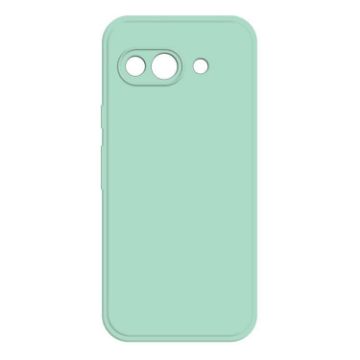 Google Pixel 9a Liquid Silicone Case - Light Cyan Imitation - 1
