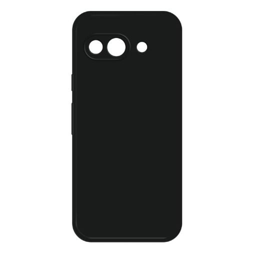 Google Pixel 9a Liquid Silicone Case (Black) - 1