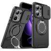 OPPO Reno13 5G Global Camshield Ring Holder Case - Black - 1