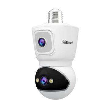 4MP HD Indoor Light Bulb Camera SriHome SH067 (White) - 1