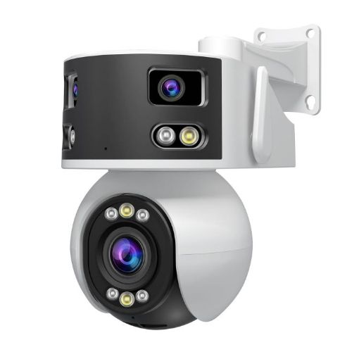 SriHome SH055B 8MP Panoramic PTZ Dome Camera with US Plug - 1
