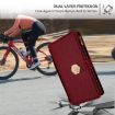 Realme P3 Ultra 5G Red Crossbody Handle Textured Leather Case - 6