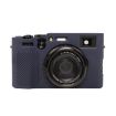 FUJIFILM X100VI Dark Blue Litchi Texture Silicone Protective Case - 2