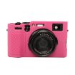FUJIFILM X100VI Rose Red Litchi Texture Silicone Protective Case - 2