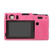 FUJIFILM X100VI Rose Red Litchi Texture Silicone Protective Case - 3
