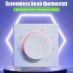 BHT-101GAL Smart Home Thermostat with LED Indicator (White) - 2