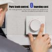 BHT-101GAL Smart Home Thermostat with LED Indicator (White) - 4