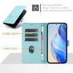 OPPO A5 5G Mint Green RFID Leather Phone Case - Global Smile Design - 3